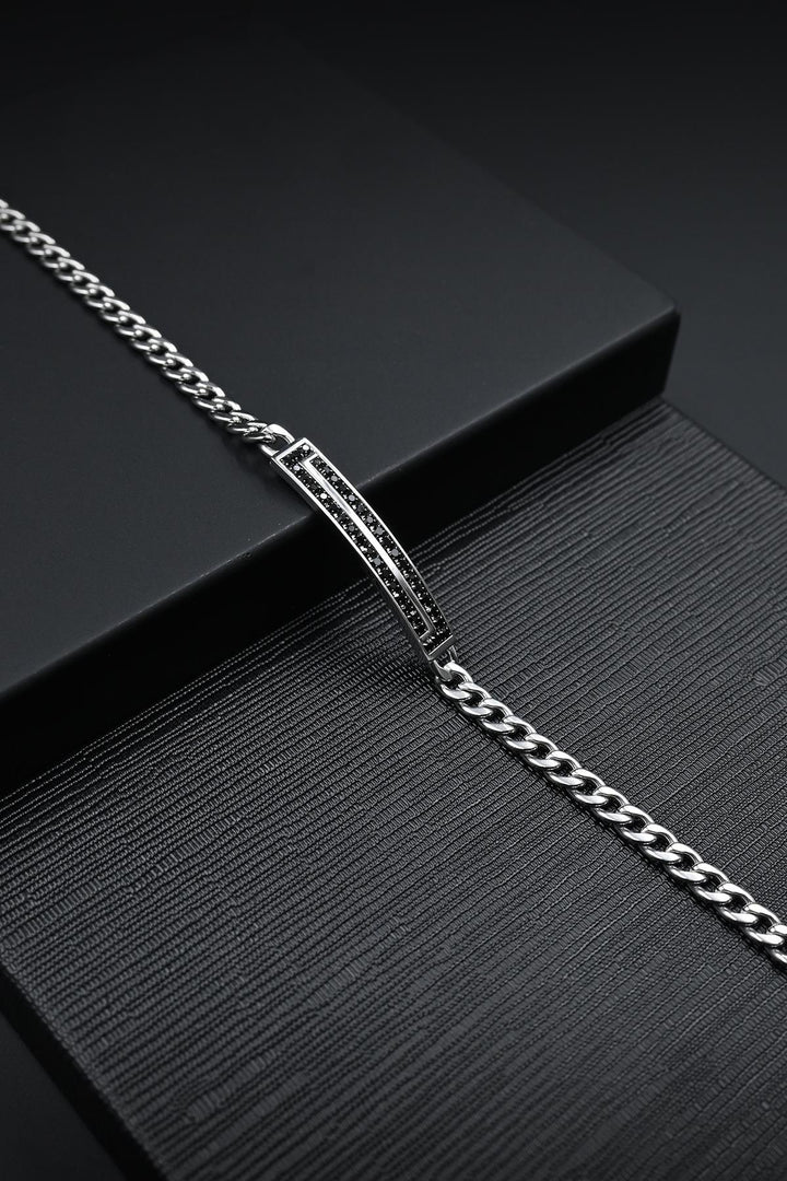 NVM FRNCH 316L Stainless Steel Italian Model Black Color Men's Bracelet FRJ12122-3122-B2 - Tamazunchale
