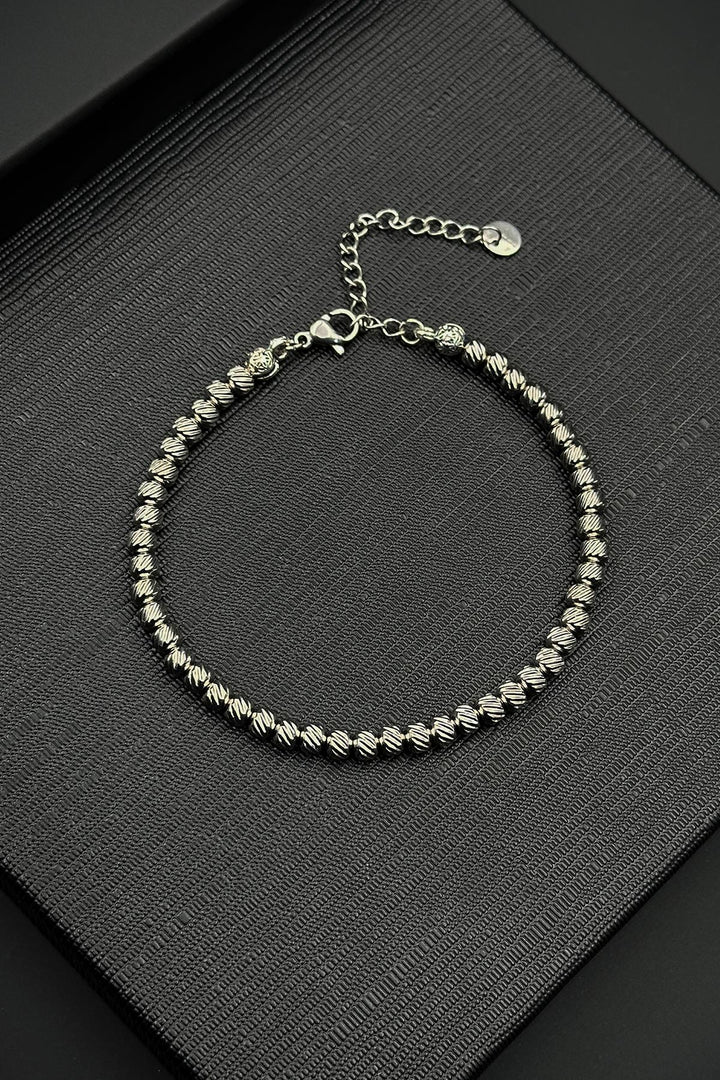 NVM FRNCH 316L Stainless Steel Piece Silver Color Men's Bracelet FRJ12404-3404-A - Paramount