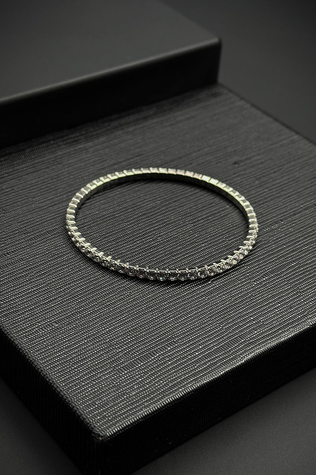 NVM FRNCH 925 Sterling Silver White Zircon Stone Silver Color Men's Bracelet FRJ12447-3447-A - Ocuilan de Arteaga