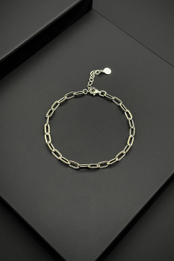 NVM FRNCH 925 Sterling Silver Italian Model Silver Color Men's Bracelet FRJ11988-2088-A - Lüneburg