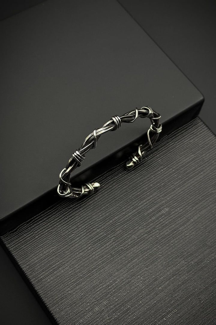 NVM FRNCH 925 Sterling Silver Italian Model Silver Color Men's Bracelet FRJ12060-3060-A - Coon Rapids