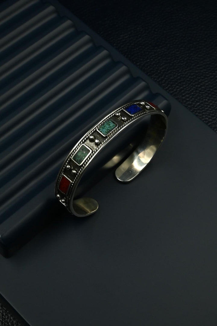 NVM FRNCH 925 Sterling Silver Italian Model Silver Color Men's Bracelet FRJ12102-3102-CK - Boston