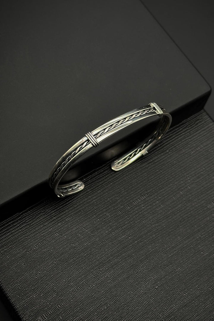 NVM FRNCH 925 Sterling Silver Italian Model Silver Color Men's Bracelet FRJ12164-3164-A - Nijkerk