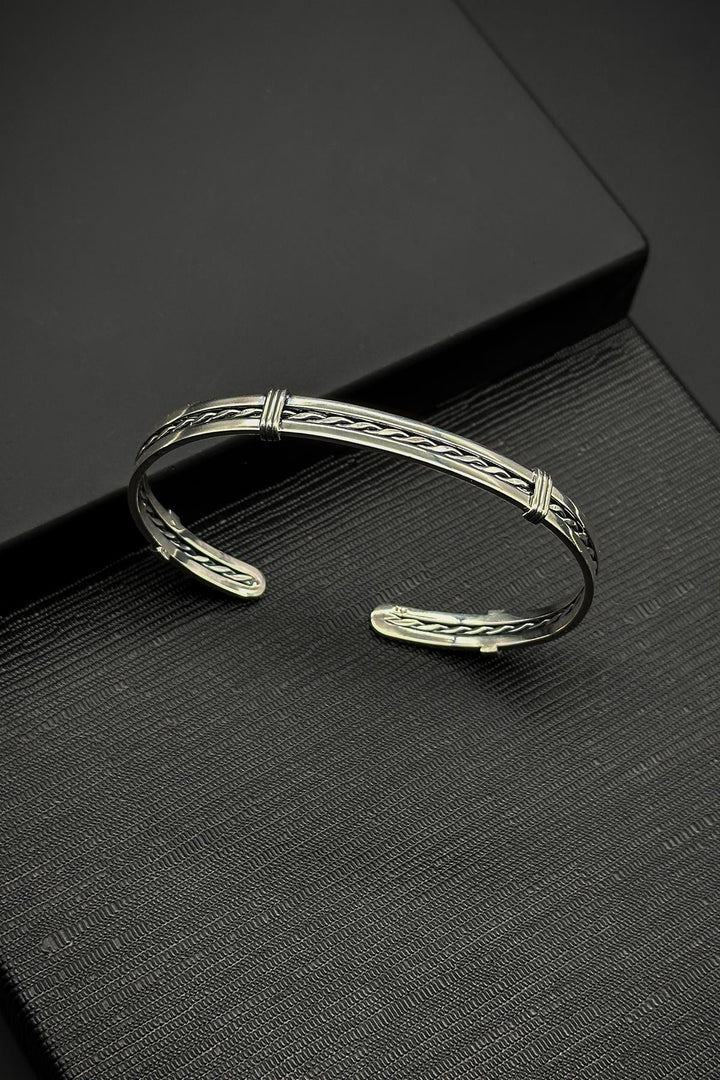 NVM FRNCH 925 Sterling Silver Italian Model Silver Color Men's Bracelet FRJ12164-3164-A - Nijkerk