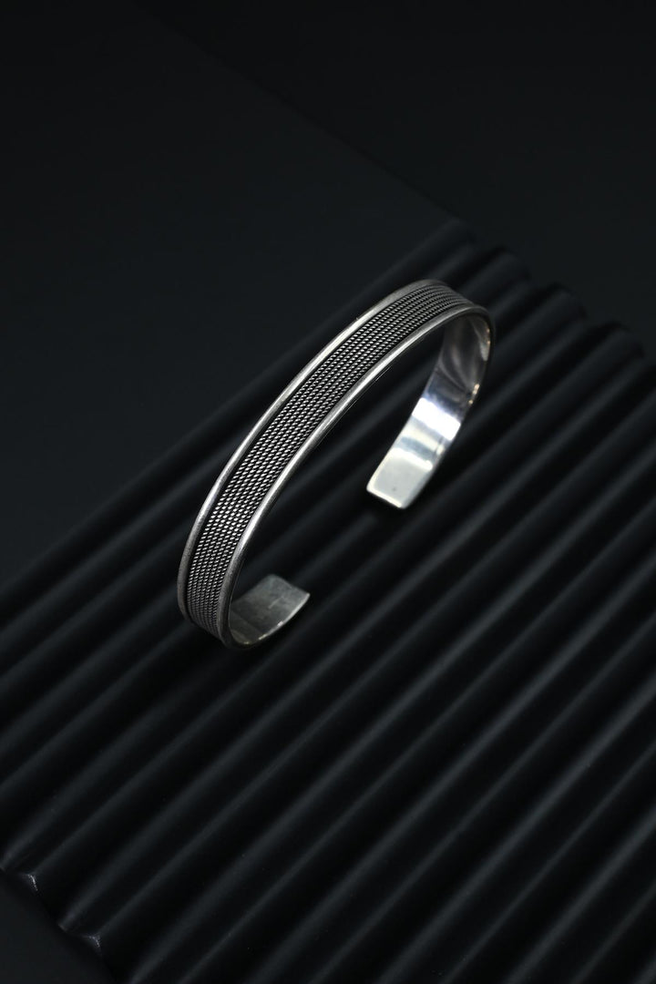 NVM FRNCH 925 Sterling Silver Italian Model Silver Color Men's Bracelet FRJ12170-3170-A - Kutaisi