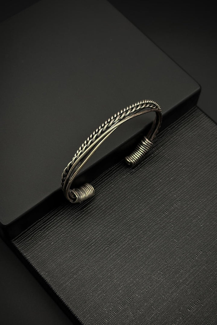 NVM FRNCH 925 Sterling Silver Italian Model Silver Color Men's Bracelet FRJ12233-3233-A - Burnsville