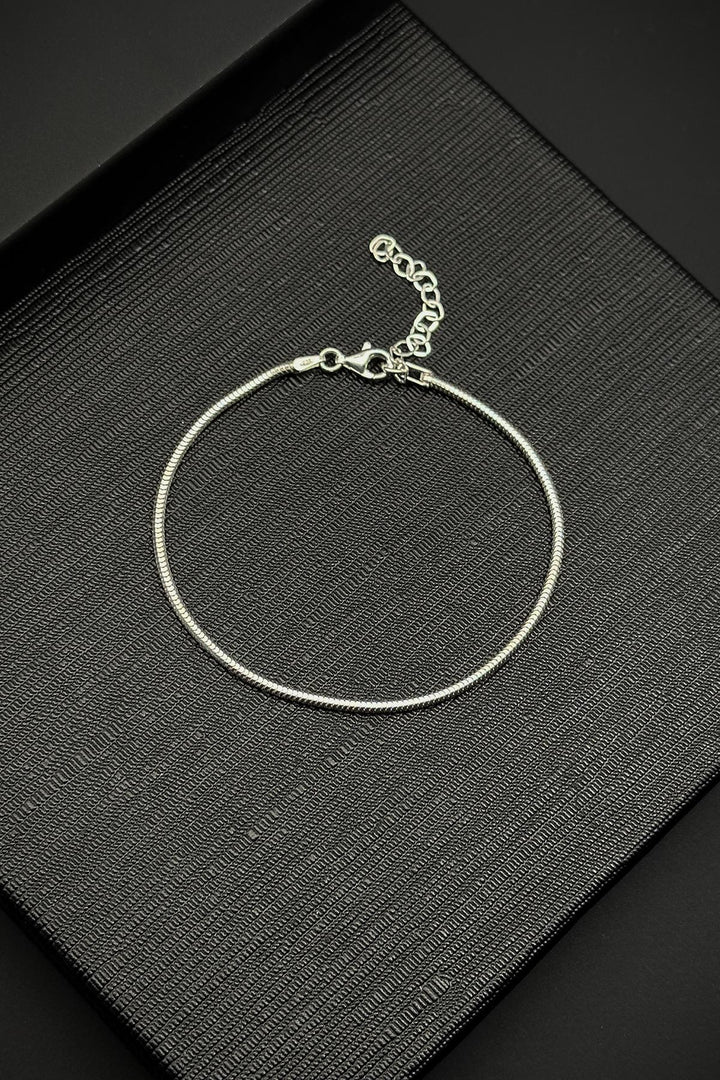 NVM FRNCH 925 Sterling Silver Italian Model Silver Color Men's Bracelet FRJ12257-3257-A - Simferopol