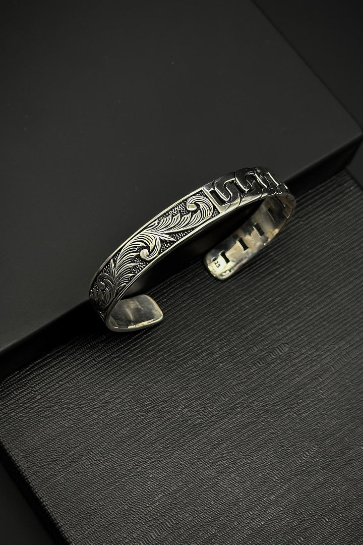 NVM FRNCH 925 Sterling Silver Italian Model Silver Color Men's Bracelet FRJ12307-3307-A - Manhattan