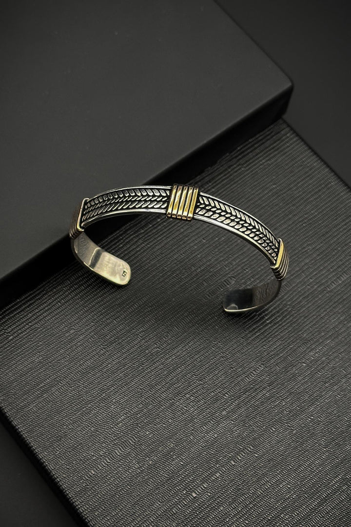 NVM FRNCH 925 Sterling Silver Italian Model Silver Color Men's Bracelet FRJ12308-3308-A - Bartlesville