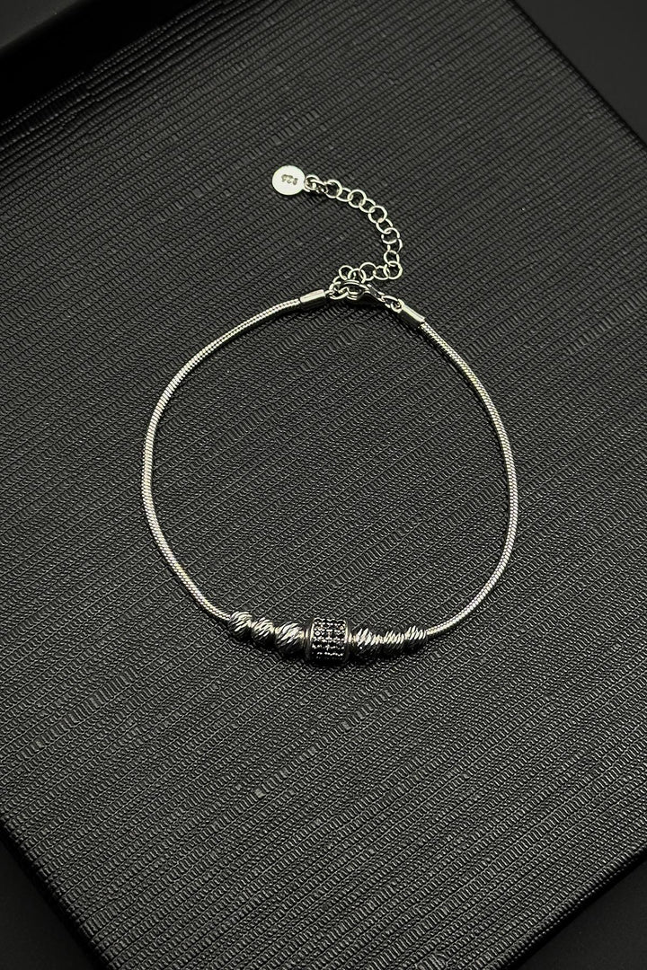 NVM FRNCH 925 Sterling Silver Italian Model Silver Color Men's Bracelet FRJ12329-3329-A - Barletta