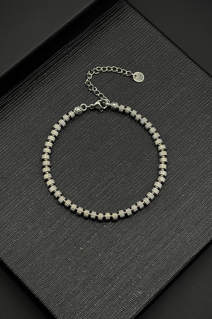 NVM FRNCH 316L Stainless Steel Italian Style Silver Color Men's Bracelet FRJ12347-3347-A - Revere