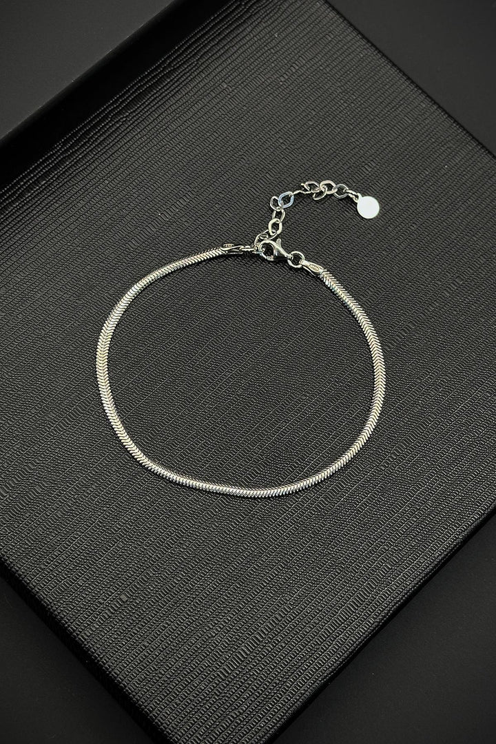 NVM FRNCH 925 Sterling Silver Italian Model Silver Color Men's Bracelet FRJ12390-3390-A - Green Bay