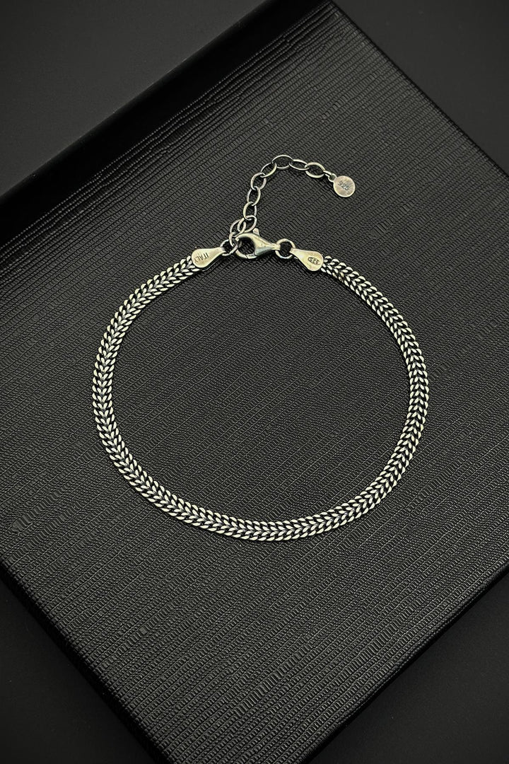 NVM FRNCH 925 Sterling Silver Italian Model Silver Color Men's Bracelet FRJ12391-3391-A - Haverford