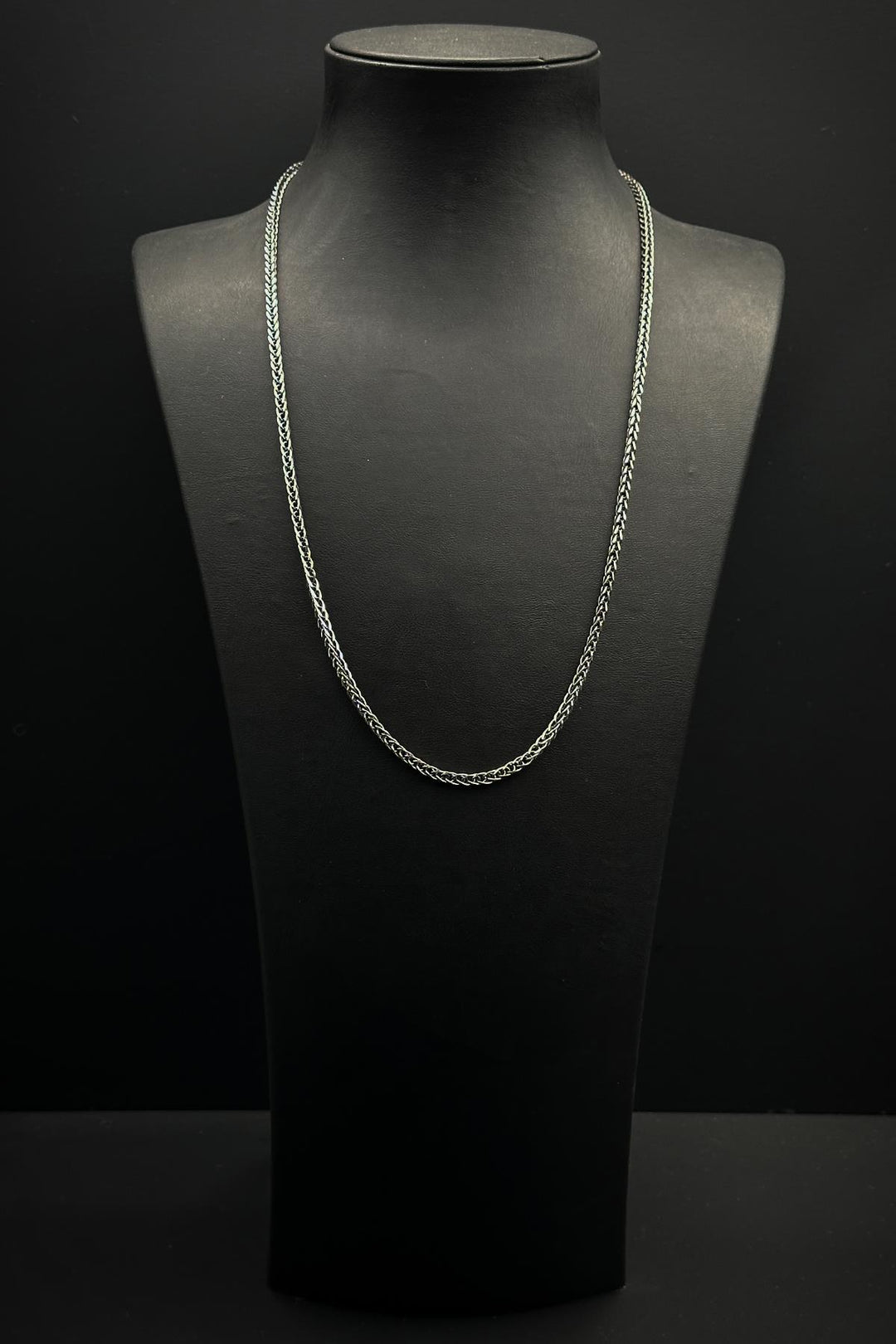 NVM FRNCH 925 Sterling Silver Italian Model Silver Color Men's Bracelet/Necklace Set FRJ12459-3459-A - Livermore