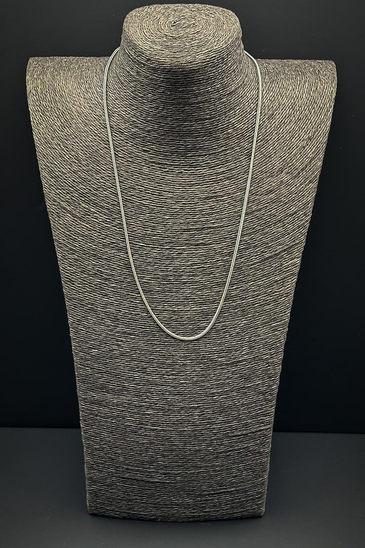 NVM FRNCH 925 Sterling Silver Italian Style Silver Color Men's Necklace FRJ30665-765-A - Manresa