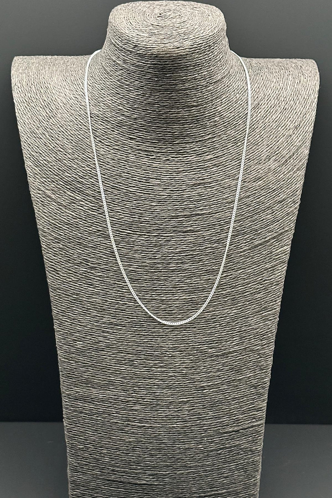 NVM FRNCH 925 Sterling Silver Italian Style Silver Color Men's Necklace FRJ30672-772-A - Essex