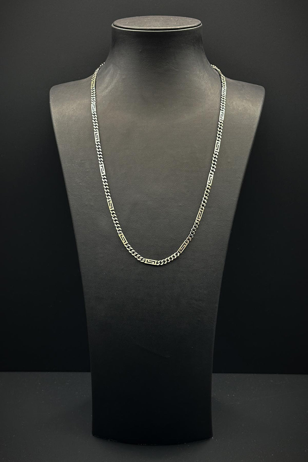 NVM FRNCH 925 Sterling Silver Italian Style Silver Color Men's Necklace FRJ30701-801-A - Cape Coral