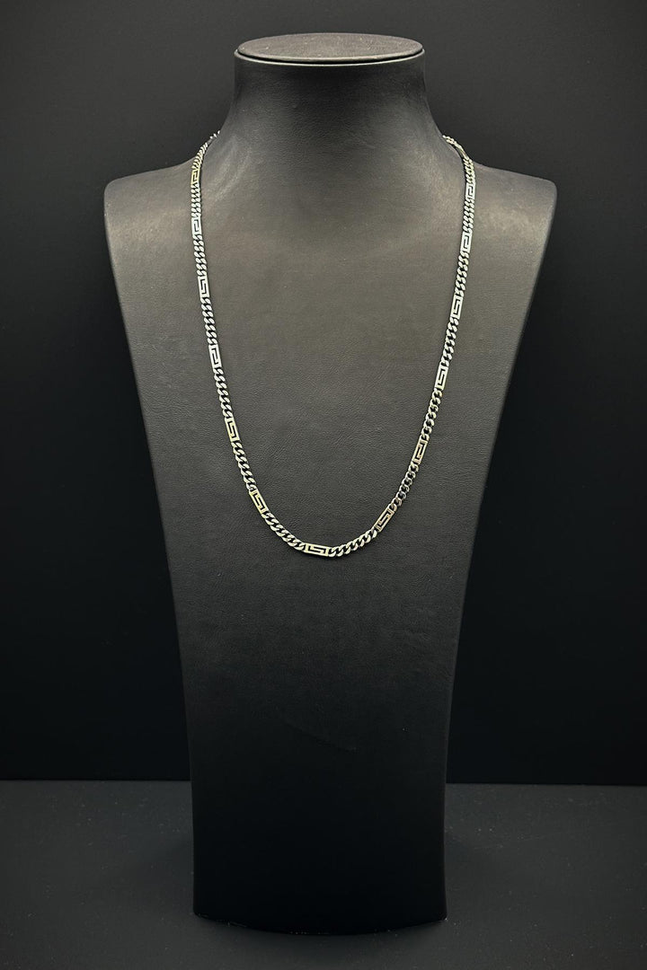NVM FRNCH 925 Sterling Silver Italian Style Silver Color Men's Necklace FRJ30701-801-A - Cape Coral