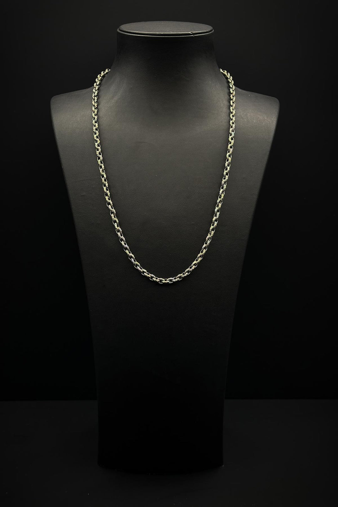 NVM FRNCH 925 Sterling Silver Italian Style Silver Color Men's Necklace FRJ30724-824-A - Reşiţa