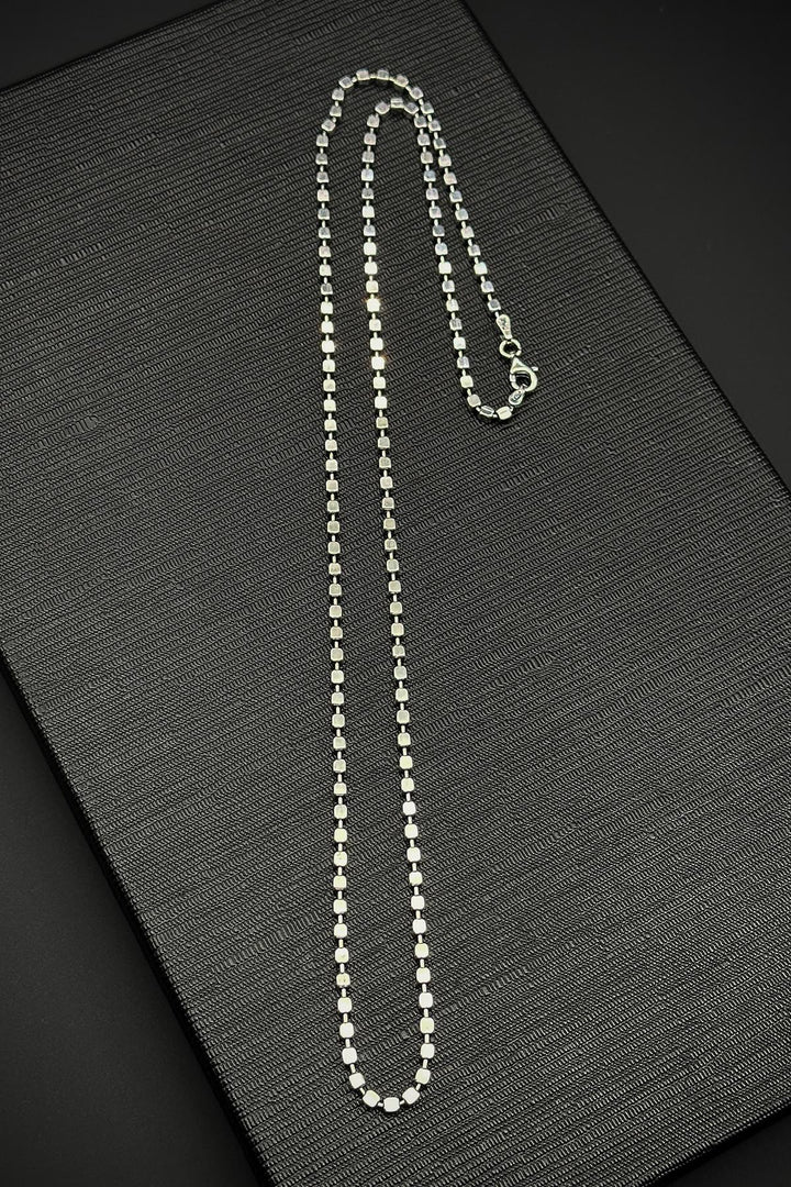 NVM FRNCH 925 Sterling Silver Italian Model Silver Color Men's Necklace FRJ30737-837-A2 - Kilmarnock