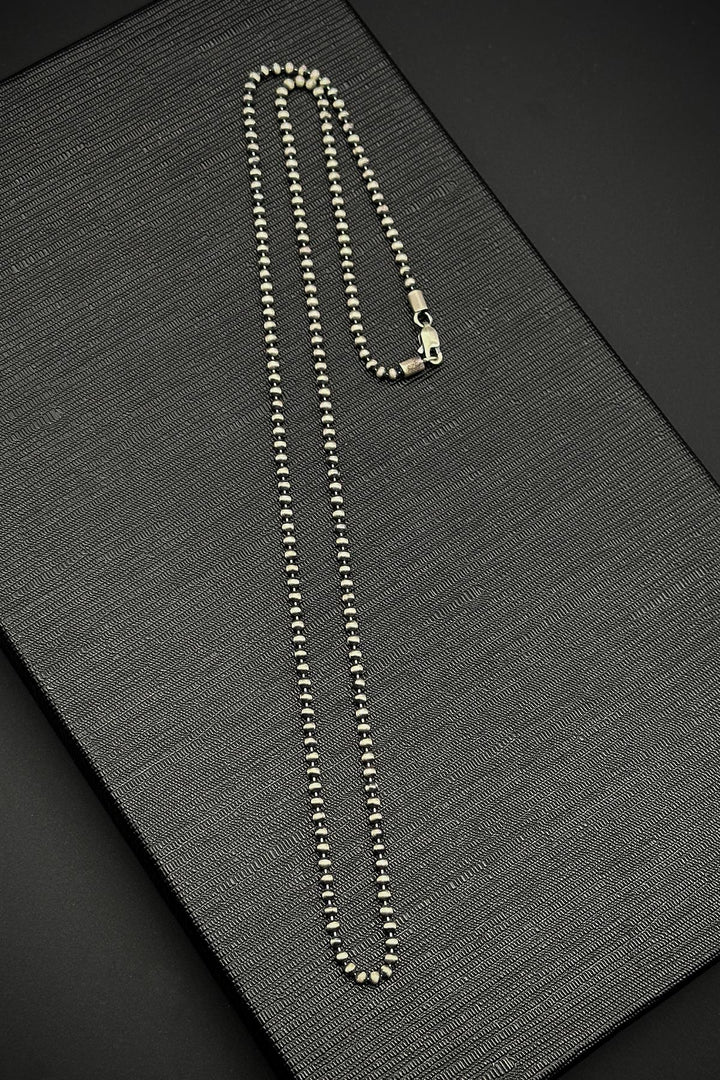 NVM FRNCH 925 Sterling Silver Italian Style Silver Color Men's Necklace FRJ30738-838-A - Hammond