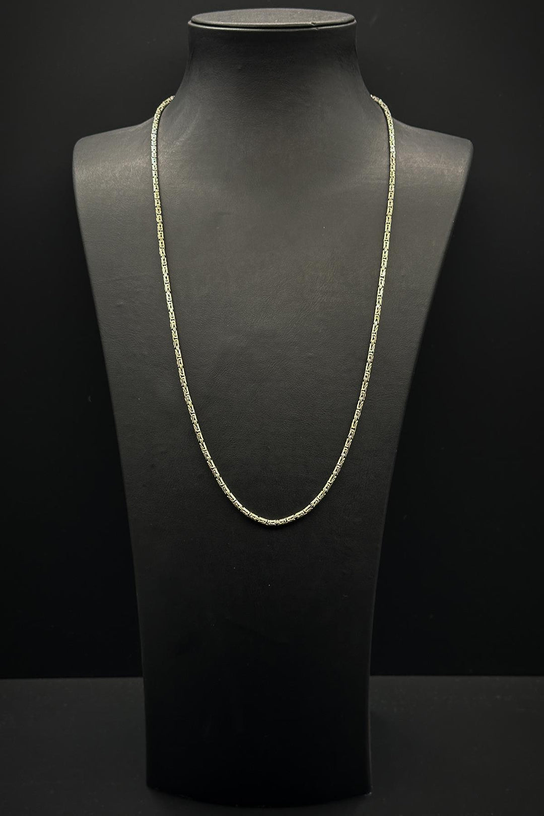 NVM FRNCH 925 Sterling Silver Italian Style Silver Color Men's Necklace FRJ30741-841-A - Peachtree Corners