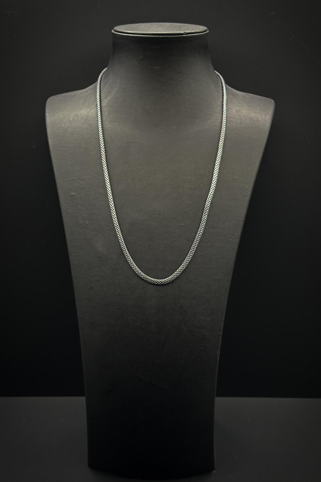 NVM FRNCH 925 Sterling Silver Italian Style Silver Color Men's Necklace FRJ30765-865-A - Kiel