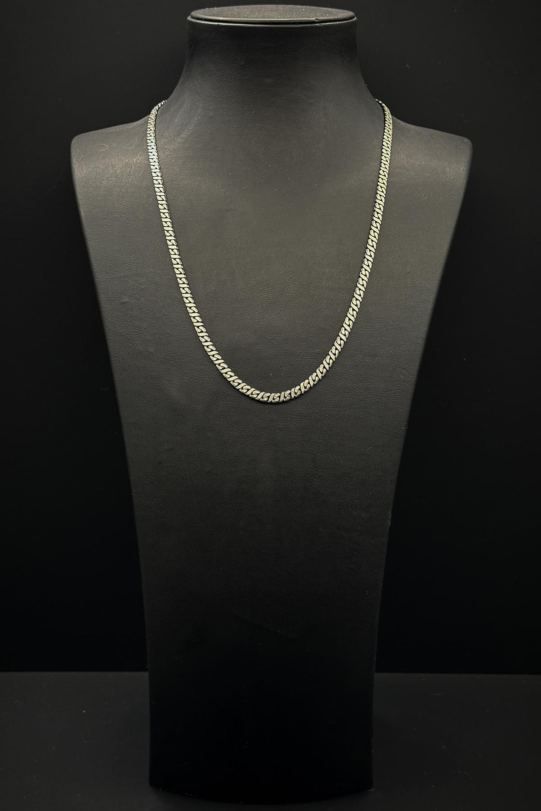 NVM FRNCH 925 Sterling Silver Italian Style Silver Color Men's Necklace FRJ30769-869-A - Rayleigh