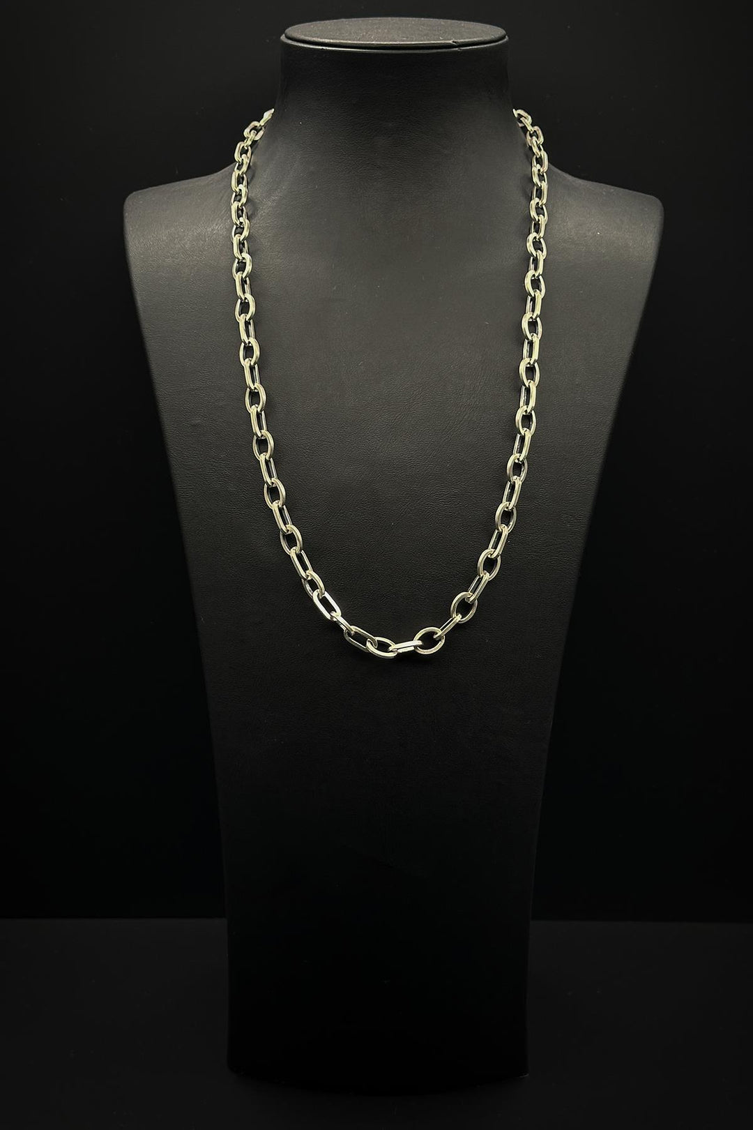 NVM FRNCH 925 Sterling Silver Italian Style Silver Color Men's Necklace FRJ30792-892-A - Rastatt