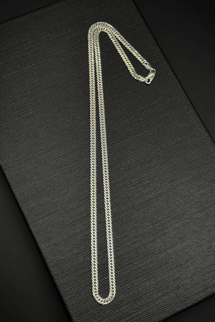 NVM FRNCH 925 Sterling Silver Italian Style Silver Color Men's Necklace FRJ30793-893-A - Pomigliano d’Arco