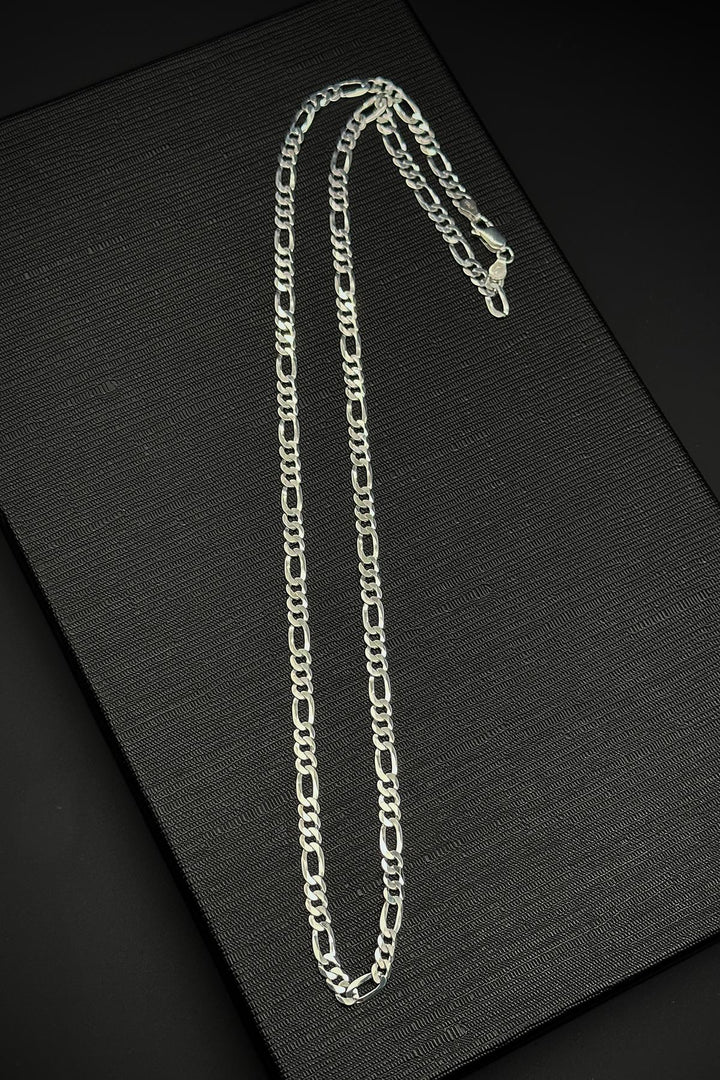 NVM FRNCH 925 Sterling Silver Italian Style Silver Color Men's Necklace FRJ30794-894-A - Hatfield