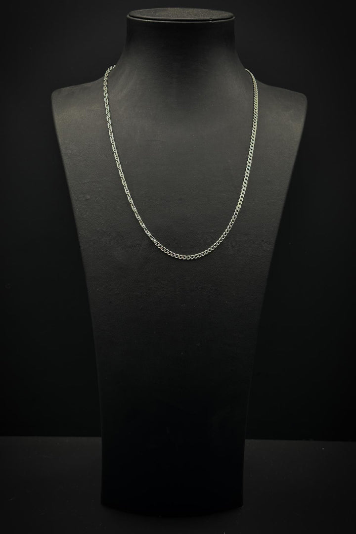 NVM FRNCH 925 Sterling Silver Italian Style Silver Color Men's Necklace FRJ30812-912-A - Jelgava