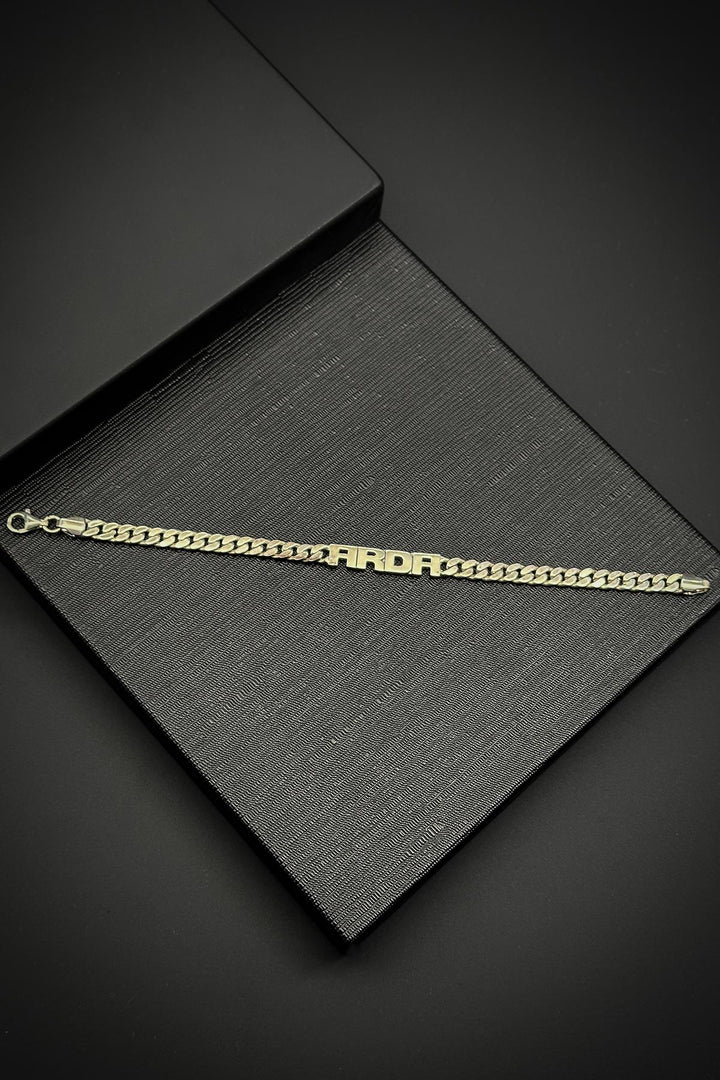 NVM FRNCH 925 Sterling Silver Italian Model Silver Color Named Men's Bracelet FRJ12245-3245-A - Romeoville