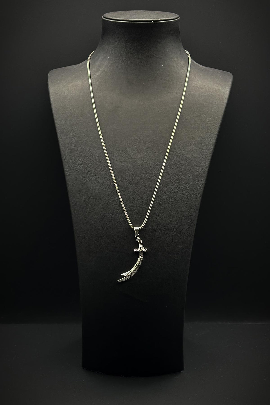 NVM FRNCH 925 Sterling Silver and Hz. Ali Sword Figured Silver Color Men's Bracelet FRJ30714-814-A5 - Craiova