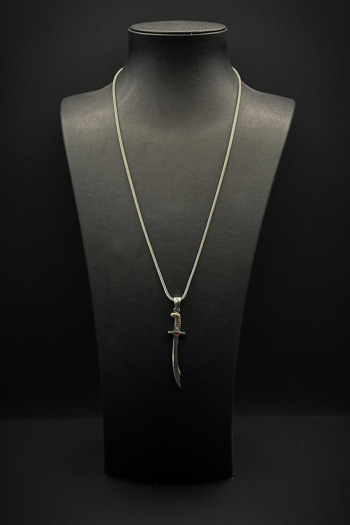 NVM FRNCH 925 Sterling Silver and Hz.Ali Sword Figured Silver Color Men's Bracelet FRJ30714-814-A7 - Mérignac