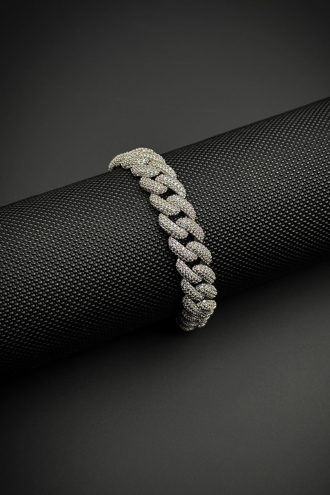 NVM FRNCH 925 Sterling Silver Zircon Stone Silver Color Tennis Men's Bracelet FRJ12452-3452-A - Tonbridge