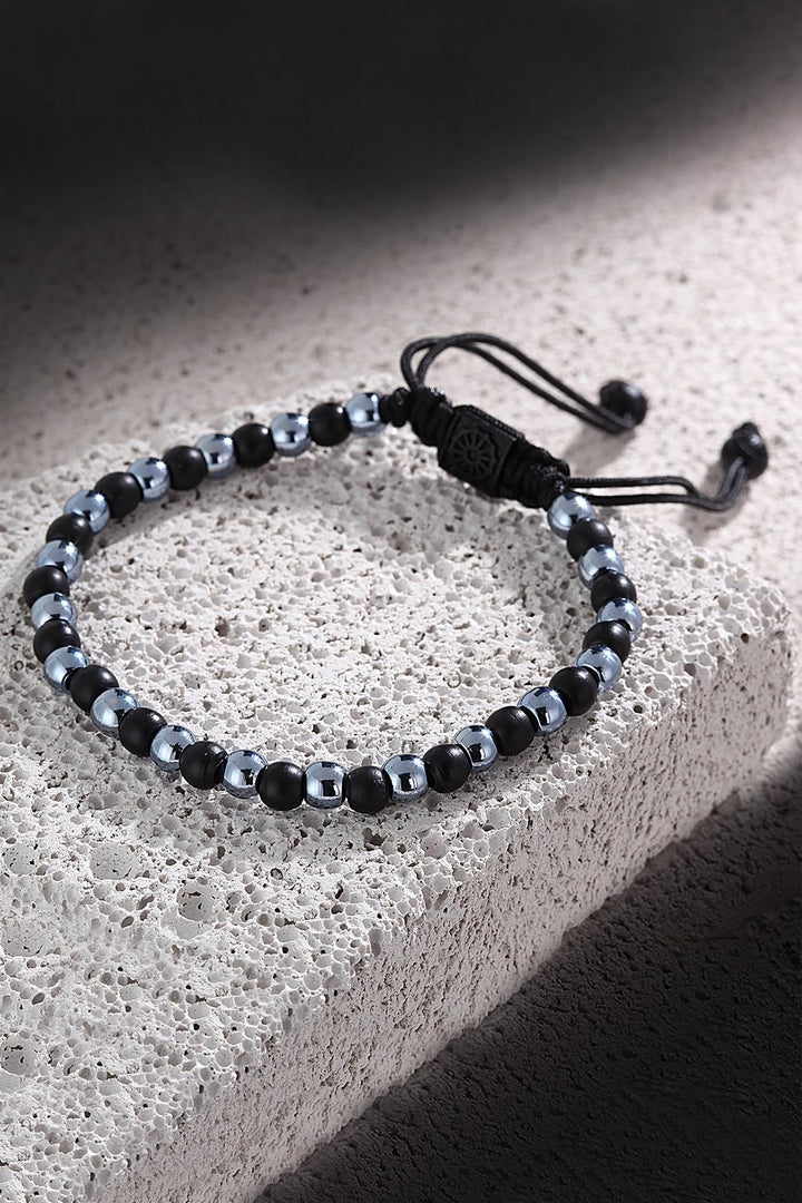 NVM FRNCH Men's Handmade Two-Tone Macrame Bracelet FRJ11109209-A3 - Senigallia