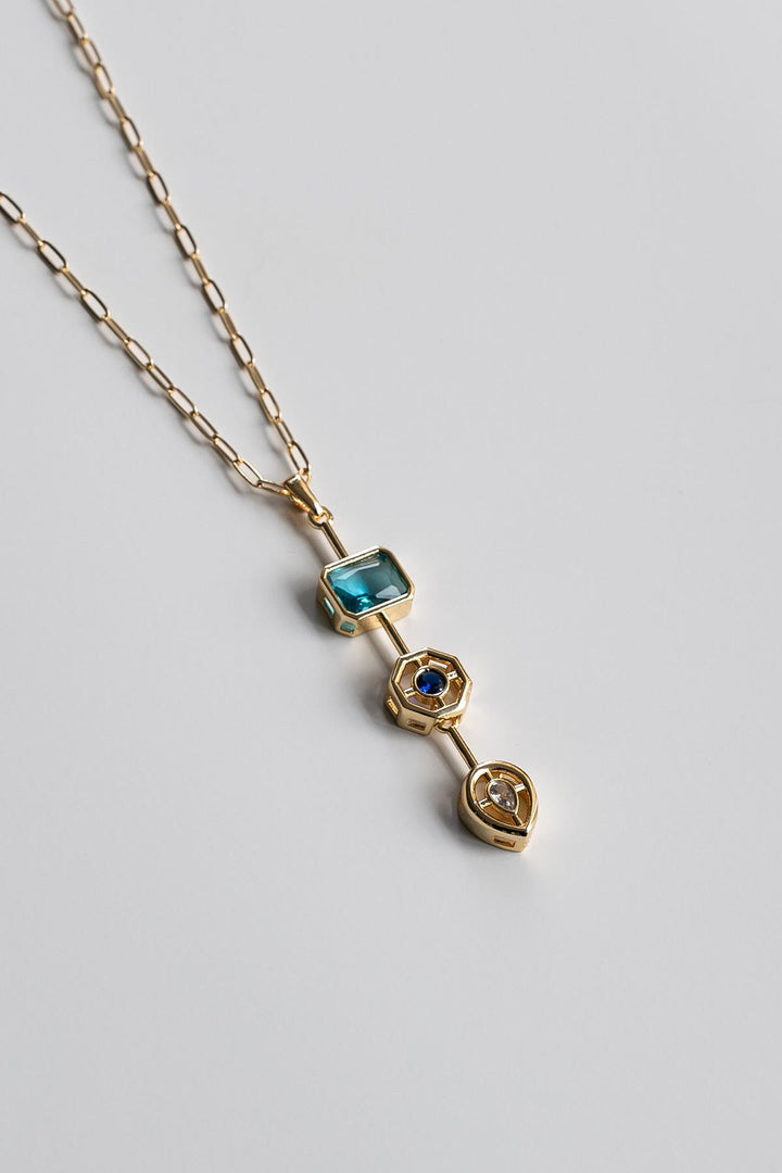 NVM FRNCH Special Design Gold Color Women's Necklace with Zircon Stone FRJ30836-936-G4 - Varese