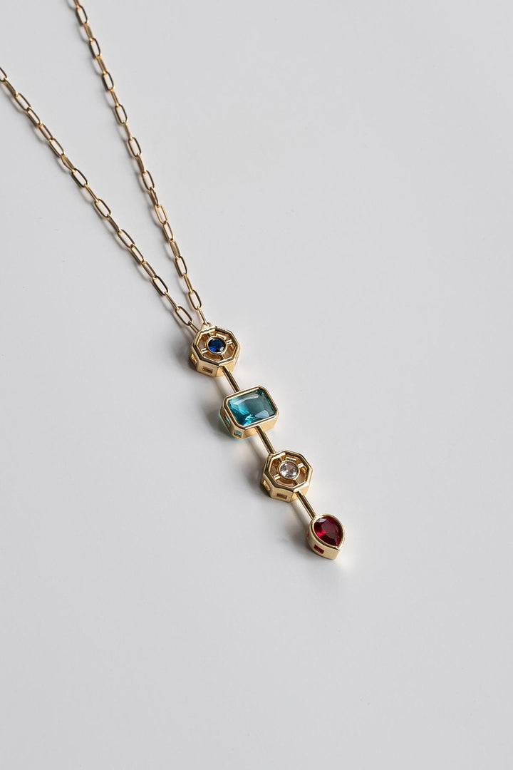 NVM FRNCH Special Design Gold Color Women's Necklace with Zircon Stone FRJ30836-936-G5 - Acton