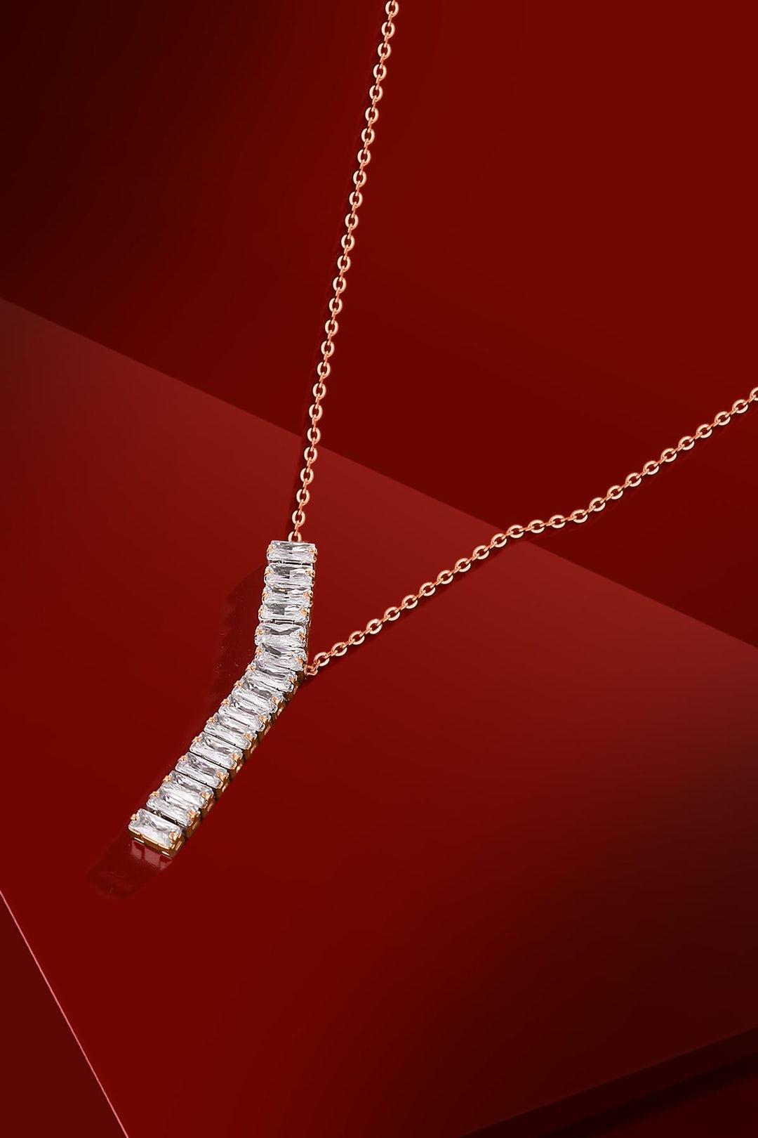 NVM FRNCH Women's Necklace with Sequential Zircon Stones FRJ30422-522-C - Thonon-les-Bains