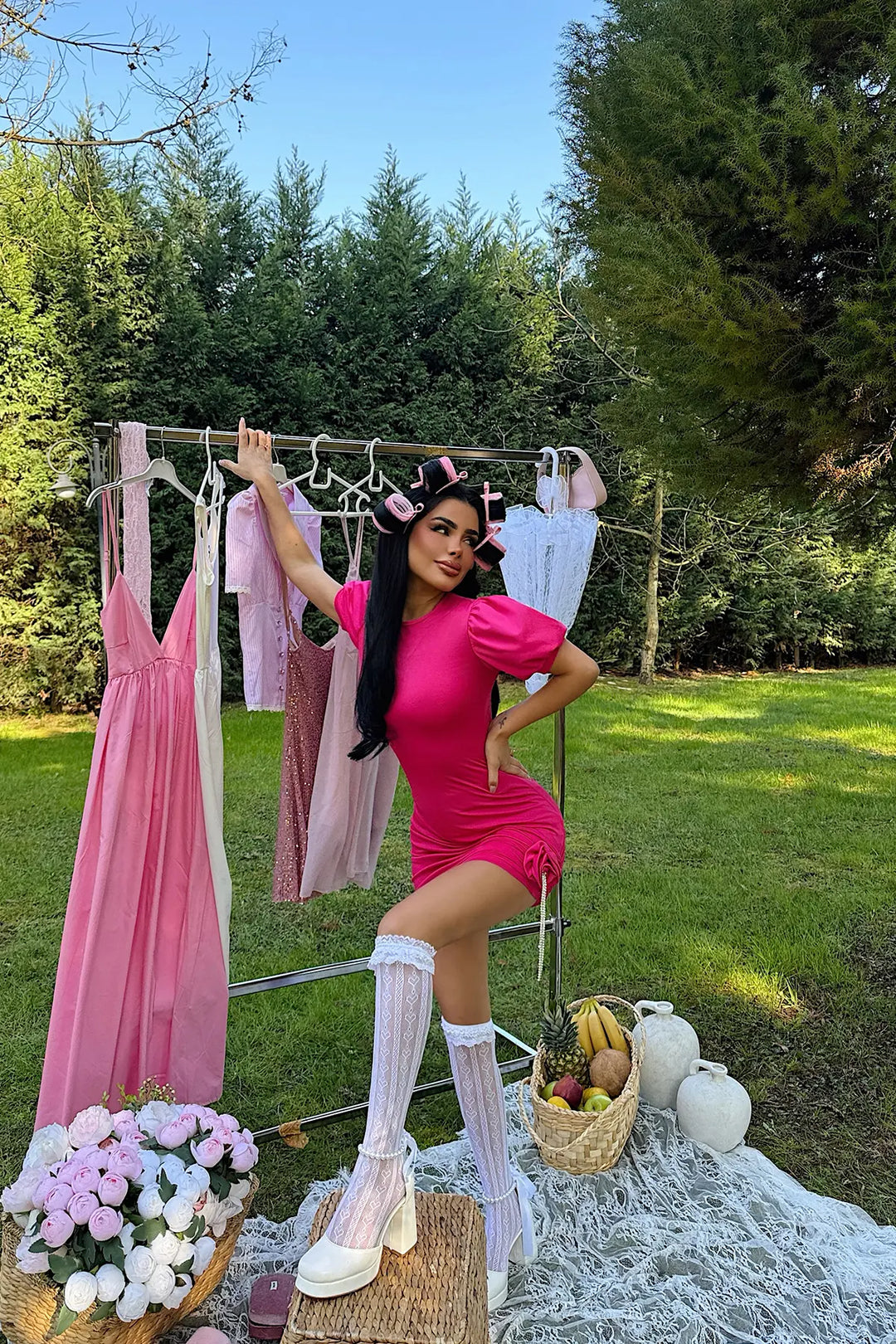 EYY Women Fuchsia Mini Dress - Nuneaton