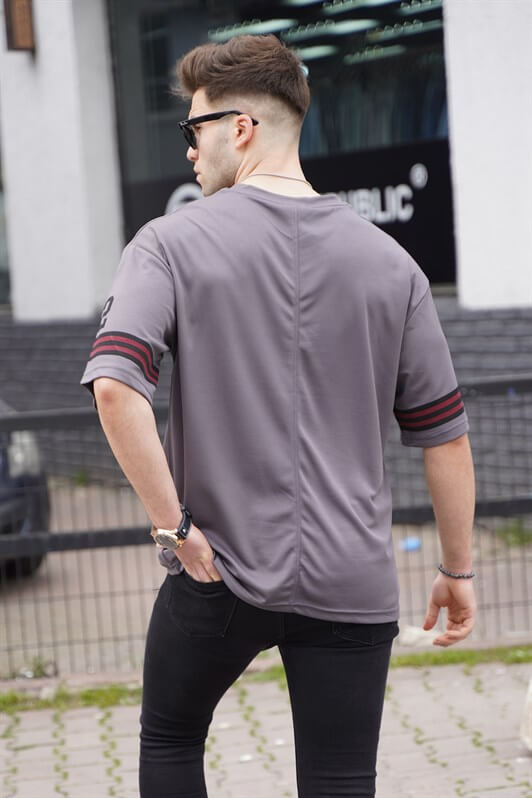 MDX Smoke Printed Oversized Men's T-shirt - Placentia