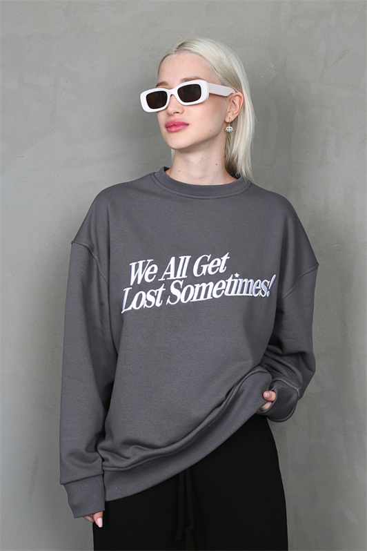MDX Smoke Printed Sweatshirt MG1901 - Torre Annunziata