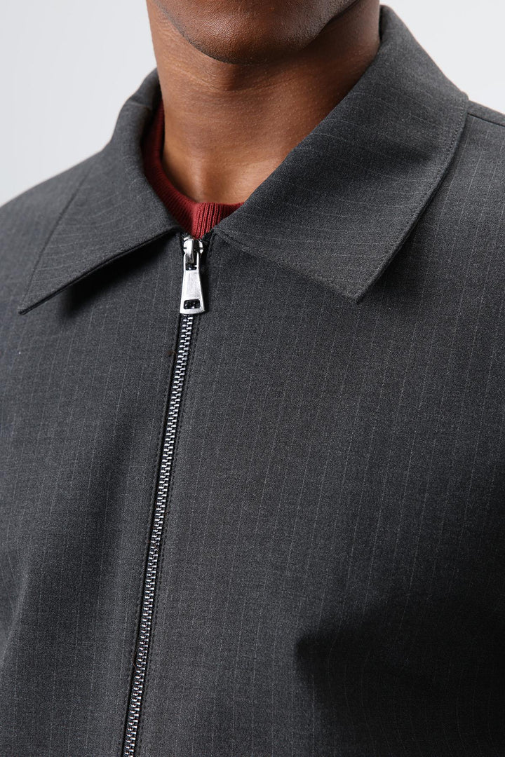 ANT Antioch Füme Çizgili Mevsimlik Erkek Mont - Lawton