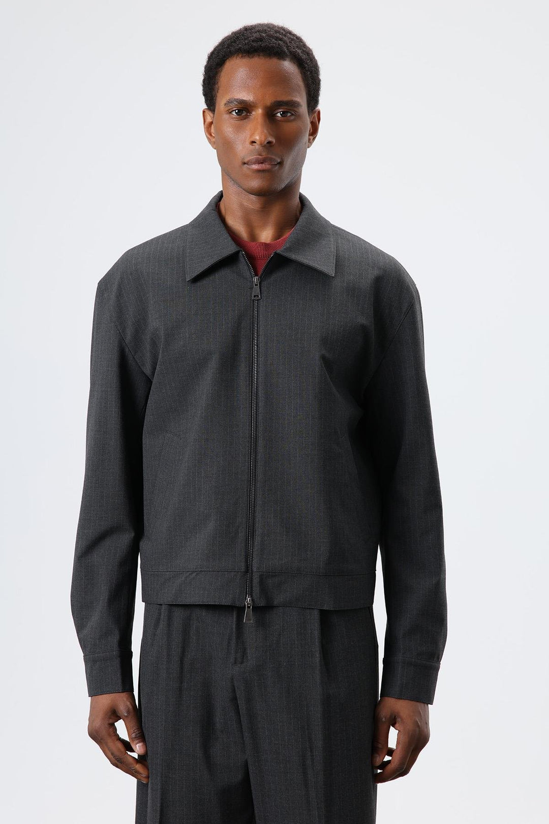 ANT Antioch Füme Çizgili Mevsimlik Erkek Mont - Lawton