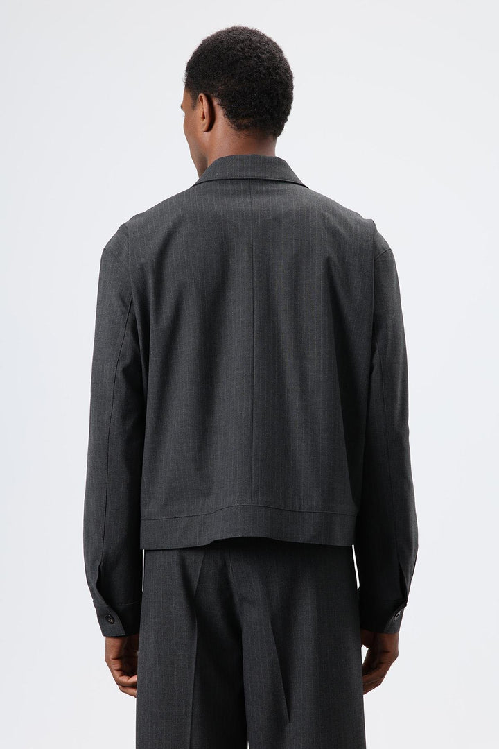 ANT Antioch Füme Çizgili Mevsimlik Erkek Mont - Lawton