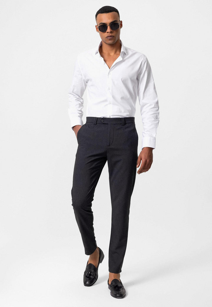 ANT Antioch Smoke Men's Slim Fit Fabric Pants - Merseburg