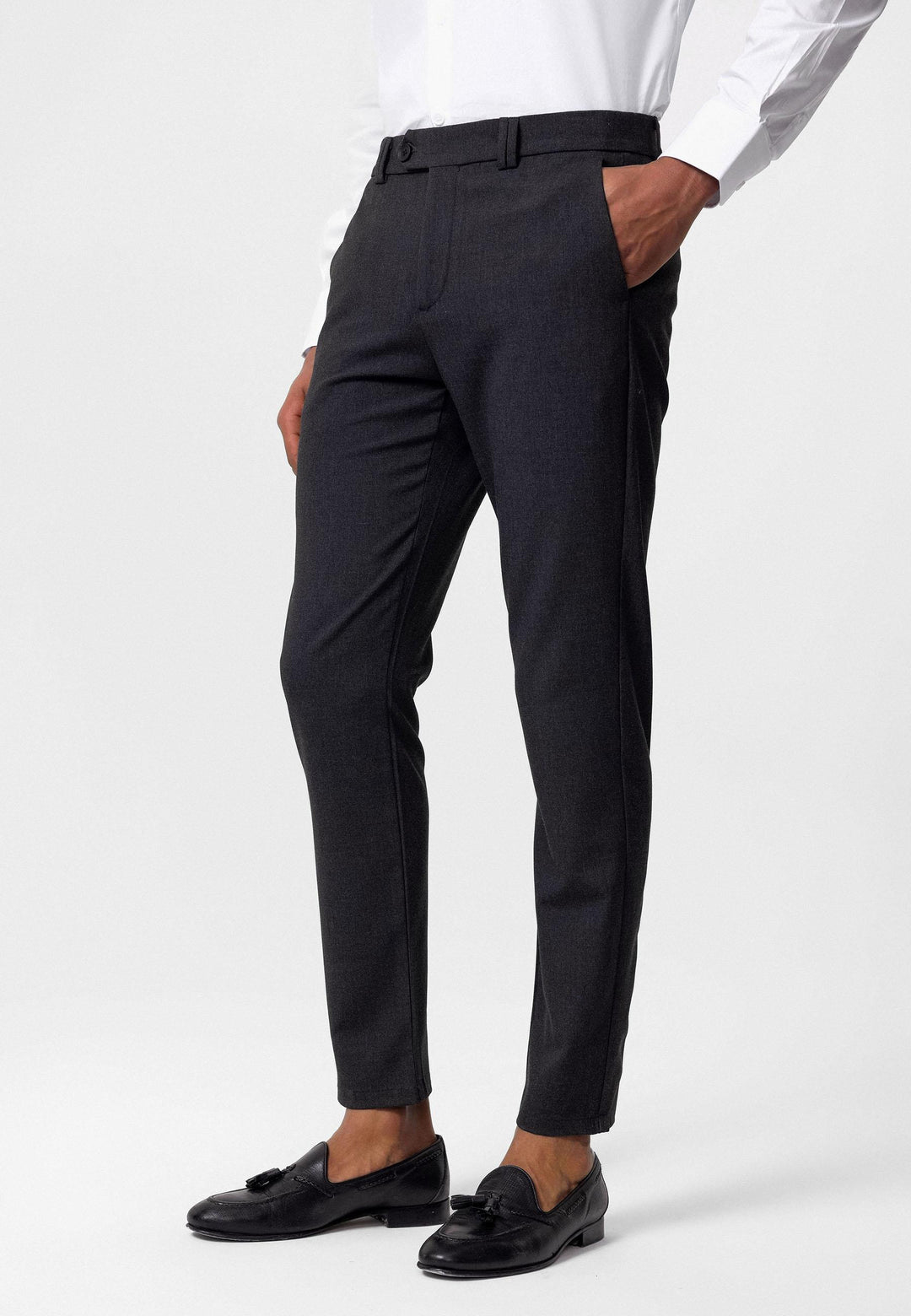 ANT Antioch Smoke Men's Slim Fit Fabric Pants - Merseburg
