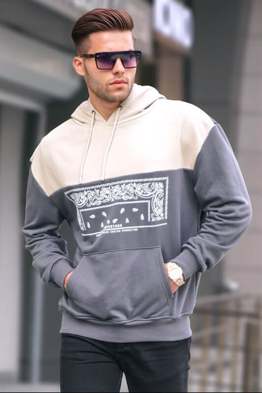 MDX Fume Hooded Patterned Sweatshirt 6022 - Schwäbisch Hall