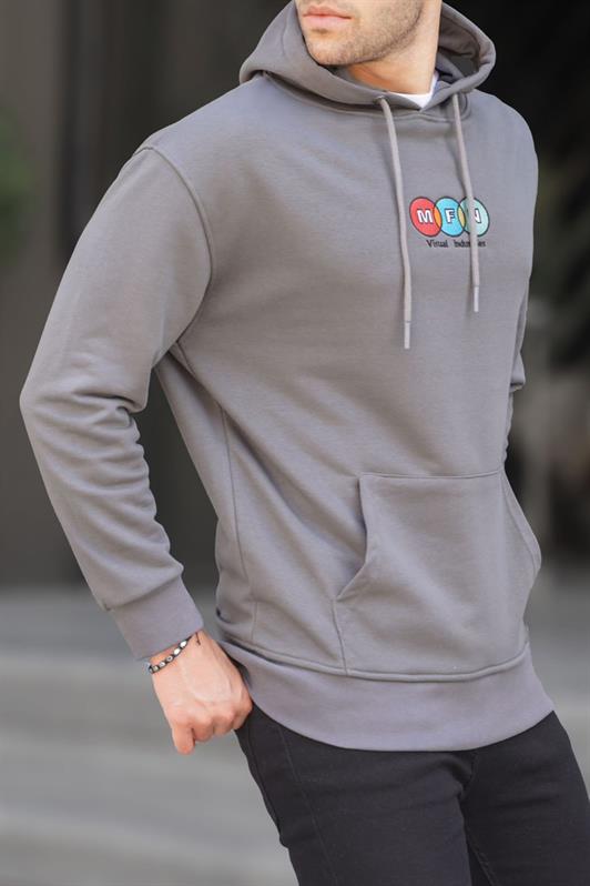 MDX Men's Smoke Hooded Embroidered Sweatshirt 6145 - Cambrils